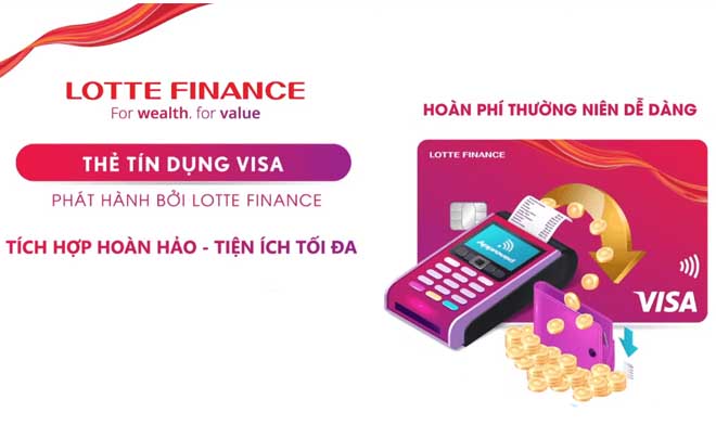 mở thẻ tín dụng LOTTE Finance miễn phí và nhanh