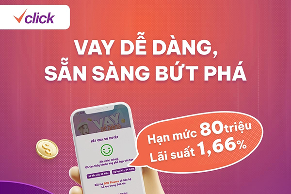 Vay vốn dễ dàng với trợ lý Vclick